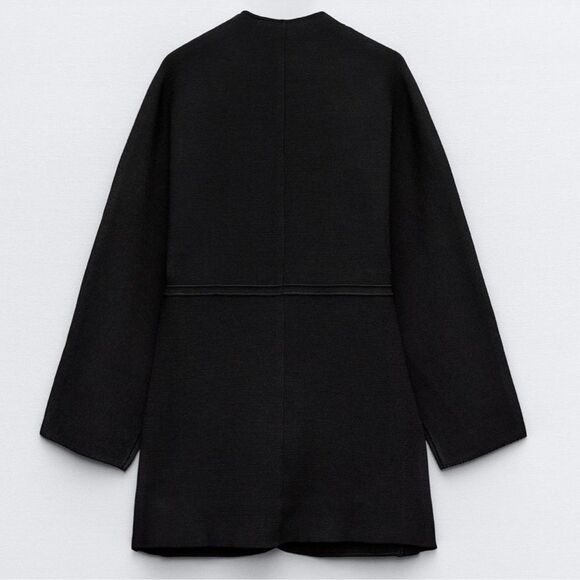 Elegant Black Blazer Dress - Picture 4 of 6